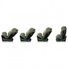 Scaun auto, Lionelo, Bastiaan One i-Size, 4 in 1, Protectie laterala, Cu spatar inclinabil in 4 pozitii, Cu tetiera reglabila in 13 pozitii, Rotire 360 grade, Top Tether, 0-36 Kg, 40-150 cm, Cu Isofix, Conform cu ECE R129, Verde