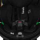 Scaun auto, Lionelo, Harmony i-Size, Rotire 360 grade, Protectie laterala, Cu spatar reglabil in 5 pozitii, Cu tetiera reglabila in 12 pozitii, 0-36 Kg, 40-150 cm, Cu Isofix, Husa din bambus, Conform cu ECE R129, Negru