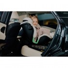 Scaun auto, Lionelo, Harmony i-Size, Rotire 360 grade, Protectie laterala, Cu spatar reglabil in 5 pozitii, Cu tetiera reglabila in 12 pozitii, 0-36 Kg, 40-150 cm, Cu Isofix, Husa din bambus, Conform cu ECE R129, Gri inchis