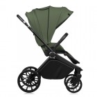 Carucior 3 in 1, Lionelo, Mika Plus, Cadru din aluminiu, Cu landou intarit si salteluta moale, Cu scoica auto testata ADAC, Reversibil, Cu sistem de ventilatie 3D, Cu accesorii, Pana la 22 kg, EN1888-1 EN1888-2 EN1466 ECE R129, Verde