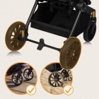 Carucior 2 in 1, Lionelo, Mika Plus, Cadru din aluminiu, Cu landou intarit si salteluta moale, Reversibil, Cu sistem de ventilatie 3D, Cu accesorii, Pana la 22 kg, Conform cu EN1888-1 EN1888-2, EN1466, Verde