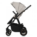 Carucior 3 in 1, Lionelo, Amber Plus, Cadru aluminiu, Cu landou intarit si salteluta moale, Cu scoica auto testata ADAC, Reversibil, Maner ajustabil, Cu accesorii, Cu ventilatie panoramica 3D, Pana la 22 kg, EN1888-1, EN1888-2, EN1466, ECE R129, Bej