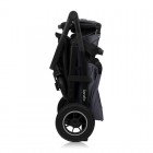 Carucior 3 in 1, Lionelo, Amber Plus, Cadru aluminiu, Cu landou intarit si salteluta moale, Cu scoica auto testata ADAC, Reversibil, Maner ajustabil, Cu accesorii, Cu ventilatie panoramica 3D, Pana la 22 kg, EN1888-1, EN1888-2, EN1466, ECE R129, Gri