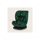 Scaun auto, Lionelo, Bastiaan i-Size, 4 in 1, Protectie laterala, Cu spatar inclinabil in 4 pozitii, Cu tetiera reglabila in 7 pozitii, Rotire 360 grade, Top Tether, 0-36 Kg, 40-150 cm, Cu Isofix, Conform cu ECE R129/03, Verde