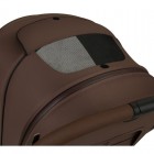 Carucior 3 in 1, Lionelo, Mika Plus, Cadru din aluminiu, Cu landou intarit si salteluta moale, Cu scoica auto testata ADAC, Reversibil, Cu sistem de ventilatie 3D, Cu accesorii, Pana la 22 kg, EN1888-1 EN1888-2 EN1466 ECE R129, Mocha Mousse
