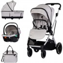 Carucior Chipolino Aurora 3 in 1 platinum