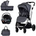 Carucior Chipolino Aurora 3 in 1 charcoal