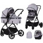 Carucior Chipolino Pearl 3 in 1 platinum