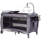 Patut pliabil Chipolino Bella charcoal