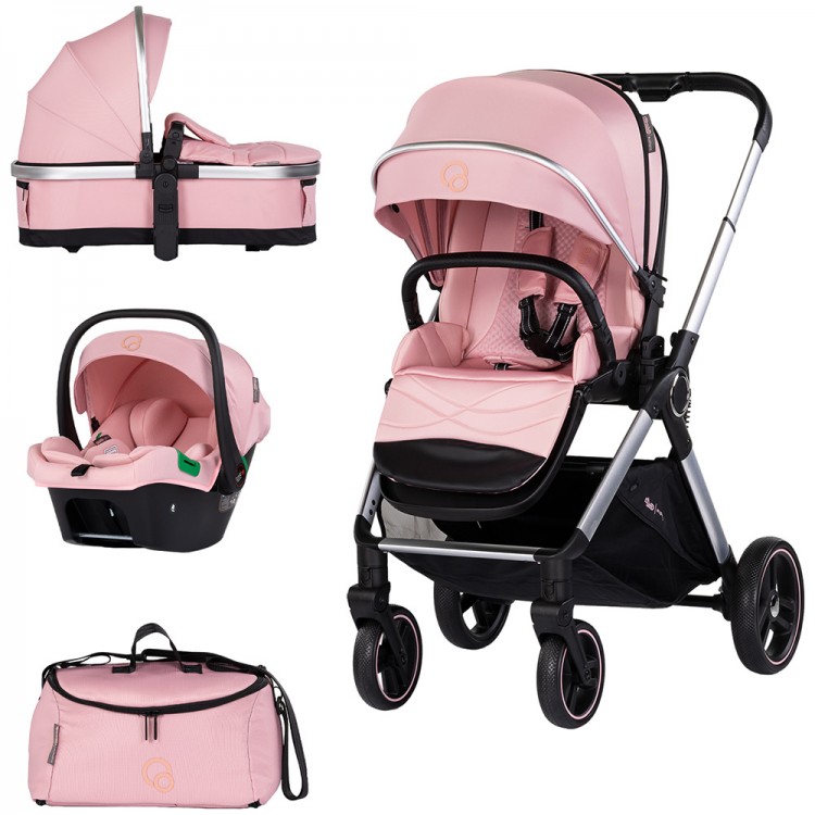 Carucior Chipolino Euphoria 3 in 1 powder pink