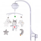 Carusel muzical pentru patut cu proiector Chipolino Hippo