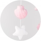 Carusel muzical pentru patut cu proiector Chipolino Mermaid