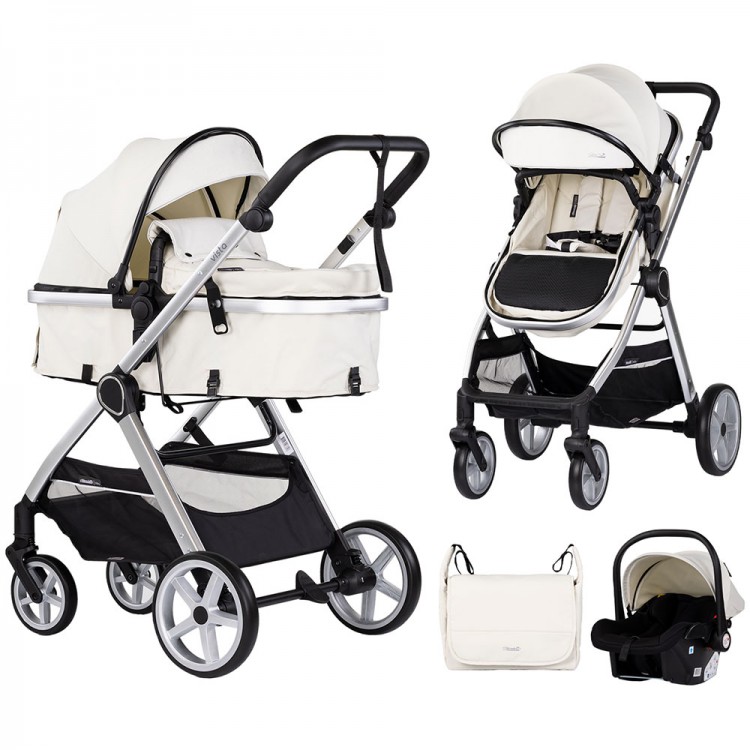 Carucior Chipolino Vista 3 in 1 biscotta