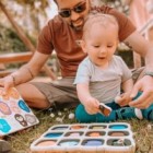 Smart Puzzle Quercetti - Primele culori si cuvinte