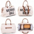 Geanta de infasat Childhome Mommy Bag Teddy Ecru