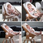 Sezut nou-nascut pentru scaun de masa Childhome Evolu 2 Evolu One.80, Natural Alb