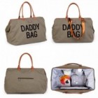 Geanta de infasat Childhome Daddy Bag Kaki