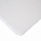 Cearsaf saltea 75x95 cm Childhome, Tricot Alb