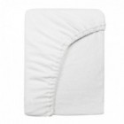 Cearsaf saltea 75x95 cm Childhome, Tricot Alb