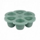 Recipient ermetic silicon multiportii 6x90 ml Beaba Sage Green