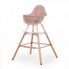 Set picioare cu suport pentru scaun de masa Childhome Evolu Natural Ruginiu
