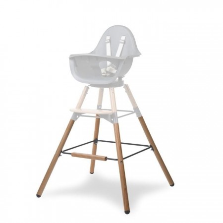 Set picioare cu suport pentru scaun de masa Childhome Evolu Natural Antracit