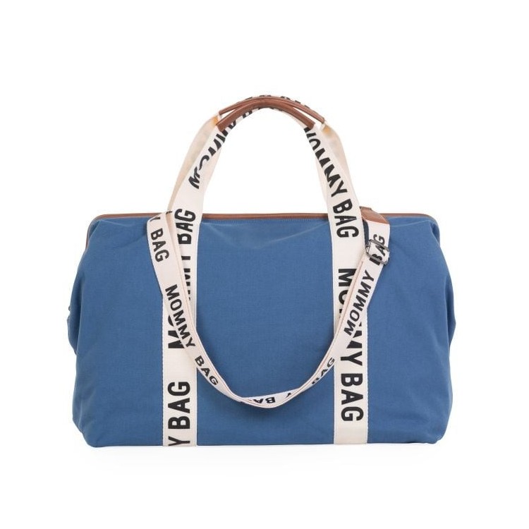 Geanta de infasat Childhome Mommy Bag Signature Indigo