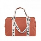 Geanta de infasat Childhome Mommy Bag Signature Ruginiu