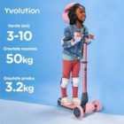 Trotineta Yvolution Y Glider Nua Pink