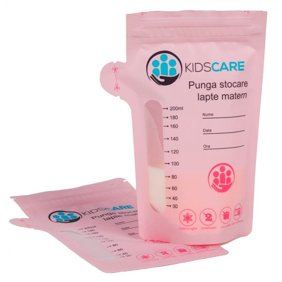 Contaminated affix Isolate Set 5 pungi de stocare pentru lapte matern Kidscare - KidsCare.ro