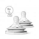 Tetina Natural Philips-Avent SCF040/27, cu debit ultra-lent, 0luni+, fara BPA, 2 buc