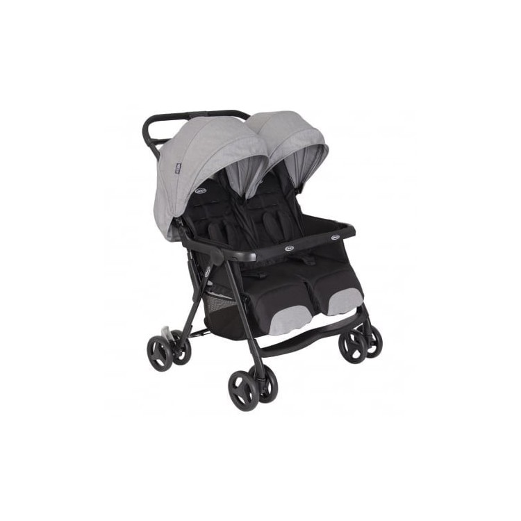 Carucior gemeni Graco DuoRider Steeple Gray