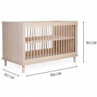 Patut Childhome Nordica Natural 70x140 cm