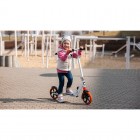 Trotineta, Lionelo, Luca, Pentru copii sau adulti, Ultrapliabila, Pana la 100 Kg, Conform cu standardul european de securitate EN14619, Portocaliu