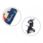 Tricicleta copii, Lionelo, Haari, Ultrapliabila, Multifunctionala, Suport picioare, Control al directiei, Scaun reversibil, Rotire 360 grade, Conform cu standardul european de securitate EN71, Albastru