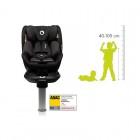 Scaun auto copii Lionelo Antoon Plus i-Size, 0-18 kg, rotire 360, Isofix, Negru