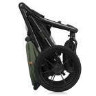 Carucior sport, Lionelo, Azura, Cu 3 roti, Cu baldachin XXL impermeabil, Pliere compacta, Pana la 22 kg, 6-48 luni, Conform cu standardele europene de securitate EN1888-1 si EN1888-2, Verde