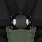 Carucior sport, Lionelo, Azura, Cu 3 roti, Cu baldachin XXL impermeabil, Pliere compacta, Pana la 22 kg, 6-48 luni, Conform cu standardele europene de securitate EN1888-1 si EN1888-2, Verde