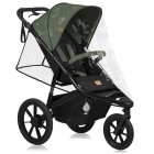 Carucior sport, Lionelo, Azura, Cu 3 roti, Cu baldachin XXL impermeabil, Pliere compacta, Pana la 22 kg, 6-48 luni, Conform cu standardele europene de securitate EN1888-1 si EN1888-2, Verde