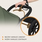 Carucior sport, Lionelo, Azura, Cu 3 roti, Cu baldachin XXL impermeabil, Pliere compacta, Pana la 22 kg, 6-48 luni, Conform cu standardele europene de securitate EN1888-1 si EN1888-2, Verde
