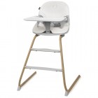 Scaun de masa 2 in 1 Lionelo Dalia, Grey Stone Natural, tavita detasabila, 6 luni+, 60 kg
