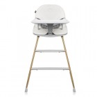 Scaun de masa 2 in 1 Lionelo Dalia, Grey Stone Natural, tavita detasabila, 6 luni+, 60 kg