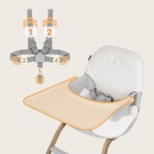 Scaun de masa 2 in 1 Lionelo Dalia, Grey Stone Natural, tavita detasabila, 6 luni+, 60 kg