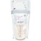Set 25 pungi pentru depozitarea laptelui matern PHILIPS AVENT SCF603/25