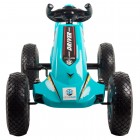 Kart cu pedale si roti gonflabile Driver Kidscare Albastru