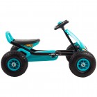 Kart cu pedale si roti gonflabile Driver Kidscare Albastru