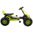 Kart cu pedale si roti gonflabile Driver Kidscare Verde