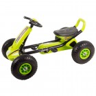 Kart cu pedale si roti gonflabile Driver Kidscare Verde