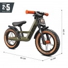 Bicicleta fara pedale BERG Biky Trail Verde cu Frana de Mana
