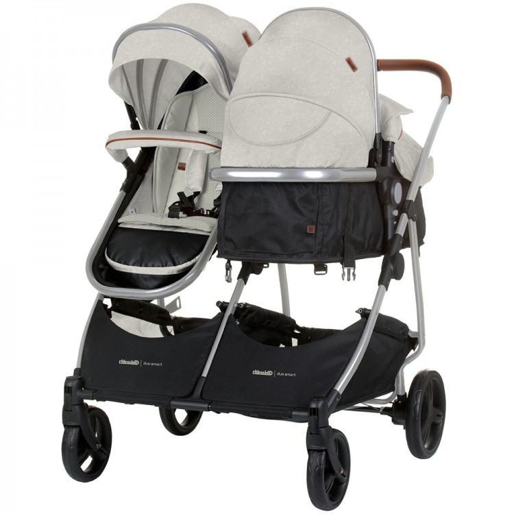 Carucior gemeni Chipolino Duo Smart 2 in 1 biscotta